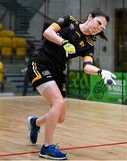 30 October 2024; Clare Conway of Loughmacrory, Tyrone, in action in the Open Ladies round of 16 during day five of the O'Neills.com World 4-Wall Championships at Croke Park in Dublin. Photo by Stephen Marken/Sportsfile