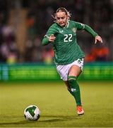 29 October 2024; Izzy Atkinson of Republic of Ireland during the UEFA Women's EURO 2025 Play-Off Round 1 second leg match between Republic of Ireland and Georgia at Tallaght Stadium in Dublin. Photo by Ben McShane/Sportsfile