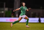 29 October 2024; Marissa Sheva of Republic of Ireland during the UEFA Women's EURO 2025 Play-Off Round 1 second leg match between Republic of Ireland and Georgia at Tallaght Stadium in Dublin. Photo by Ben McShane/Sportsfile