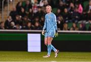 29 October 2024; Republic of Ireland goalkeeper Courtney Brosnan during the UEFA Women's EURO 2025 Play-Off Round 1 second leg match between Republic of Ireland and Georgia at Tallaght Stadium in Dublin. Photo by Ben McShane/Sportsfile