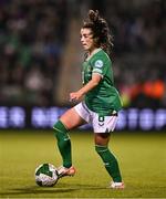 29 October 2024; Marissa Sheva of Republic of Ireland during the UEFA Women's EURO 2025 Play-Off Round 1 second leg match between Republic of Ireland and Georgia at Tallaght Stadium in Dublin. Photo by Ben McShane/Sportsfile