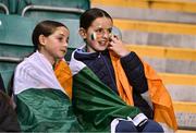 29 October 2024; Republic of Ireland supporters before the UEFA Women's EURO 2025 Play-Off Round 1 second leg match between Republic of Ireland and Georgia at Tallaght Stadium in Dublin. Photo by Ben McShane/Sportsfile