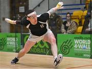 1 November 2024; Diarmuid Nash of Tuamgraney, Clare, in action in the Open Men's doubles quarter final during day seven of the O'Neills.com World 4-Wall Championships at Croke Park in Dublin. Photo by Stephen Marken/Sportsfile