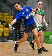 1 November 2024; Ray Ure of USA in action against Robbie McCarthy Team Ireland in the Open Men's doubles quarter final during day seven of the O'Neills.com World 4-Wall Championships at Croke Park in Dublin. Photo by Stephen Marken/Sportsfile