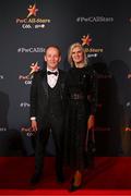 1 November 2024; John and Eileen Cleary upon arrival at the 2024 PwC GAA/GPA All-Star Awards at the RDS in Dublin. Photo by Brendan Moran/Sportsfile