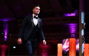 1 November 2024; Kyle Hayes of Limerick makes his way to the stage to receive his PwC GAA/GPA Allstar award during the 2024 PwC GAA/GPA All-Star Awards at the RDS in Dublin. Photo by Brendan Moran/Sportsfile