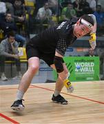 3 November 2024; Diarmuid Nash of Tuamgraney, Clare, in action in the Open Men's final during day nine of the O'Neills.com World 4-Wall Championships at Croke Park in Dublin. Photo by Stephen Marken/Sportsfile