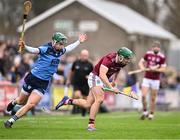 3 November 2024; Kyle Firman of St Martin's in action against Páidí Doyle of St Anne's during the Wexford County Senior Club Hurling Championship Final match between St Martin's and St Anne's at Chadwicks Wexford Park in Wexford. Photo by Piaras Ó Mídheach/Sportsfile