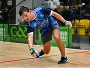 3 November 2024; Killian Carroll of USA in action in the Open Men's doubles final during day nine of the O'Neills.com World 4-Wall Championships at Croke Park in Dublin. Photo by Stephen Marken/Sportsfile