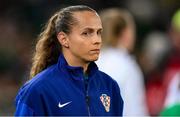 29 October 2024; Kristina Nevrkla of Croatia during the UEFA Women's EURO 2025 Play-Off Round 1 Second Leg match between Northern Ireland and Croatia at the National Football Stadium in Windsor Park, Belfast. Photo by Ramsey Cardy/Sportsfile
