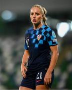 29 October 2024; Ana Maria Markovic of Croatia during the UEFA Women's EURO 2025 Play-Off Round 1 Second Leg match between Northern Ireland and Croatia at the National Football Stadium in Windsor Park, Belfast. Photo by Ramsey Cardy/Sportsfile