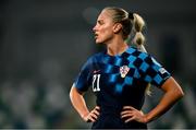 29 October 2024; Ana Maria Markovic of Croatia during the UEFA Women's EURO 2025 Play-Off Round 1 Second Leg match between Northern Ireland and Croatia at the National Football Stadium in Windsor Park, Belfast. Photo by Ramsey Cardy/Sportsfile