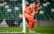 29 October 2024; Croatia goalkeeper Doris Bacic during the UEFA Women's EURO 2025 Play-Off Round 1 Second Leg match between Northern Ireland and Croatia at the National Football Stadium in Windsor Park, Belfast. Photo by Ramsey Cardy/Sportsfile