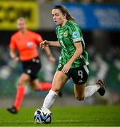 29 October 2024; Simone Magill of Northern Ireland during the UEFA Women's EURO 2025 Play-Off Round 1 Second Leg match between Northern Ireland and Croatia at the National Football Stadium in Windsor Park, Belfast. Photo by Ramsey Cardy/Sportsfile