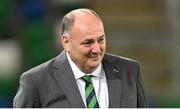 29 October 2024; IFA President Conrad Kirkwood during the UEFA Women's EURO 2025 Play-Off Round 1 Second Leg match between Northern Ireland and Croatia at the National Football Stadium in Windsor Park, Belfast. Photo by Ramsey Cardy/Sportsfile