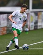 4 November 2024; Oisin McDonagh of Republic of Ireland during the UEFA U17 European Championships Round 1 qualifier match between Scotland and Republic of Ireland at Inver Park in Larne, Antrim. Photo by Ben McShane/Sportsfile