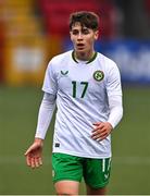 4 November 2024; Ramon Martos of Republic of Ireland during the UEFA U17 European Championships Round 1 qualifier match between Scotland and Republic of Ireland at Inver Park in Larne, Antrim. Photo by Ben McShane/Sportsfile