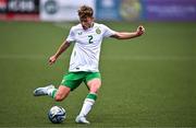 4 November 2024; Billy Canny of Republic of Ireland during the UEFA U17 European Championships Round 1 qualifier match between Scotland and Republic of Ireland at Inver Park in Larne, Antrim. Photo by Ben McShane/Sportsfile