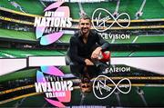 5 November 2024; Virgin Media Television rugby pundit Rob Kearney pictured ahead of the Autumn Nations Series being aired live on VMTV and Virgin Media Play, at Virgin Media Television Studios in Ballymount, Dublin. Photo by Sam Barnes/Sportsfile