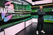 5 November 2024; Virgin Media Television rugby pundit Rob Kearney pictured ahead of the Autumn Nations Series being aired live on VMTV and Virgin Media Play, at Virgin Media Television Studios in Ballymount, Dublin. Photo by Sam Barnes/Sportsfile