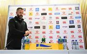 6 November 2024; Head coach Andy Farrell during an Ireland Rugby media conference at the Aviva Stadium in Dublin. Photo by Seb Daly/Sportsfile