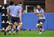 6 November 2024; Ardie Savea, right, during a New Zealand rugby squad training session at Wanderers Football Club in Dublin. Photo by Sam Barnes/Sportsfile
