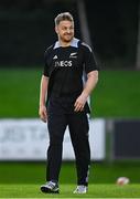 7 November 2024; Sam Cane during a New Zealand Rugby captain's run at the UCD Bowl in Dublin. Photo by Seb Daly/Sportsfile