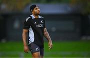 7 November 2024; Mark Tele’a during a New Zealand Rugby captain's run at the UCD Bowl in Dublin. Photo by Seb Daly/Sportsfile