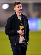 7 November 2024; Premier Sports pundit and former Shamrock Rovers player Ronan Finn before the UEFA Conference League 2024/25 league phase match between Shamrock Rovers and The New Saints at Tallaght Stadium in Dublin. Photo by Stephen McCarthy/Sportsfile