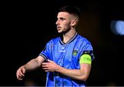 6 November 2024; Kyle Donoghue of UCD during the UEFA Youth League second round 2nd leg match between UCD and 2 Korriku at UCD Bowl in Dublin. Photo by Tyler Miller/Sportsfile