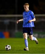 6 November 2024; Patrick Manning of UCD during the UEFA Youth League second round 2nd leg match between UCD and 2 Korriku at UCD Bowl in Dublin. Photo by Tyler Miller/Sportsfile