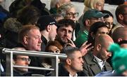 8 November 2024; Actor Paul Mescal looks on during the Autumn Nations Series match between Ireland and New Zealand at the Aviva Stadium in Dublin. Photo by Brendan Moran/Sportsfile