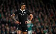 8 November 2024; Rieko Ioane of New Zealand during the Autumn Nations Series match between Ireland and New Zealand at the Aviva Stadium in Dublin. Photo by Seb Daly/Sportsfile