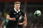 8 November 2024; Damian McKenzie of New Zealand during the Autumn Nations Series match between Ireland and New Zealand at the Aviva Stadium in Dublin. Photo by Brendan Moran/Sportsfile