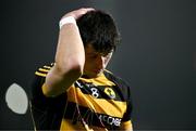 9 November 2024; James Smith of Crosserlough reacts after the AIB Ulster GAA Senior Club Football Championship quarter-final match between Kilcoo and Crosserlough at Páirc Esler in Newry, Down. Photo by Ben McShane/Sportsfile