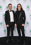9 November 2024; Kevin, left, and Bryan Keane in attendance at the Team Ireland Centenary Olympic Ball, in the Clayton Hotel Burling Road in Dublin. Paris 2024 marked 100 years of Team Ireland competing at the Olympic Games. Photo by Sam Barnes/Sportsfile