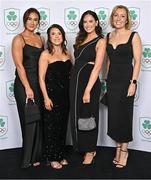 9 November 2024; Grainne Hughes, Jennifer O'Hanlon, Genevieve McCone and Sarah Hackett in attendance at the Team Ireland Centenary Olympic Ball, in the Clayton Hotel Burling Road in Dublin. Paris 2024 marked 100 years of Team Ireland competing at the Olympic Games. Photo by Sam Barnes/Sportsfile
