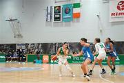 10 November 2024; Hazel Finn of Ireland in action against Eden Zipel of Israel during the FIBA Women's Europe Eurobasket 2025 Championship qualifier match between Ireland and Israel at the Rimi Olympic Centre in Riga, Latvia. Photo by Oksana Dzadan/Sportsfile