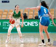 10 November 2024; Hazel Finn of Ireland in action against Daniel Karsh of Israel during the FIBA Women's Europe Eurobasket 2025 Championship qualifier match between Ireland and Israel at the Rimi Olympic Centre in Riga, Latvia. Photo by Oksana Dzadan/Sportsfile