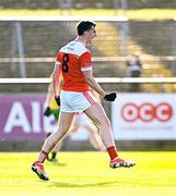 10 November 2024; Conor Ryan of Pádraig Pearses celebrates his side's first goal, scored by team-mate Paul Carey, during the AIB Connacht GAA Senior Club Football Championship quarter-final match between Corofin and Pádraig Pearses at Tuam Stadium in Tuam, Galway. Photo by Piaras Ó Mídheach/Sportsfile