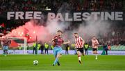 10 November 2024; Andrew Quinn of Drogheda United during the Sports Direct Men's FAI Cup Final match between Drogheda United and Derry City at the Aviva Stadium in Dublin. Photo by Stephen McCarthy/Sportsfile