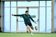 11 November 2024; Jacob Stockdale during an Ireland Rugby squad training session at the IRFU High Performance Centre in Dublin. Photo by Brendan Moran/Sportsfile