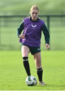 11 November 2024; Aisling Meehan during a Republic of Ireland Women's Under-17 training session at the FAI National Training Centre in Abbotstown, Dublin. Photo by Piaras Ó Mídheach/Sportsfile