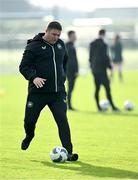 11 November 2024; Goalkeeping coach Dave Rooney during a Republic of Ireland Women's Under-17 training session at the FAI National Training Centre in Abbotstown, Dublin. Photo by Piaras Ó Mídheach/Sportsfile