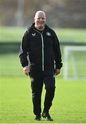 11 November 2024; Opposition scout Tommy Carberry during a Republic of Ireland Women's Under-17 training session at the FAI National Training Centre in Abbotstown, Dublin. Photo by Piaras Ó Mídheach/Sportsfile