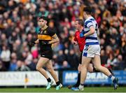 10 November 2024; Tony Brosnan of Dr Crokes after scoring his sides first goal during the AIB Munster GAA Senior Club Football Championship quarter-final match between Dr Crokes and Castlehaven at Lewis Road in Killarney, Kerry. Photo by Michael P Ryan/Sportsfile