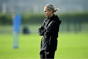 11 November 2024; Assistant coach Stephanie Zambra during a Republic of Ireland Women's Under-17 training session at the FAI National Training Centre in Abbotstown, Dublin. Photo by Piaras Ó Mídheach/Sportsfile
