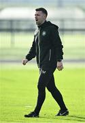 11 November 2024; Assistant coach Rob Sweeney during a Republic of Ireland Women's Under-17 training session at the FAI National Training Centre in Abbotstown, Dublin. Photo by Piaras Ó Mídheach/Sportsfile