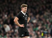 8 November 2024; Jordie Barrett of New Zealand during the Autumn Nations Series match between Ireland and New Zealand at the Aviva Stadium in Dublin. Photo by Sam Barnes/Sportsfile