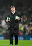 8 November 2024; New Zealand assistant coach - attack - Jason Holland before the Autumn Nations Series match between Ireland and New Zealand at the Aviva Stadium in Dublin. Photo by Sam Barnes/Sportsfile